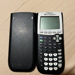 Texas Instruments TI-84 Plus Graphing Calculator - Black and White